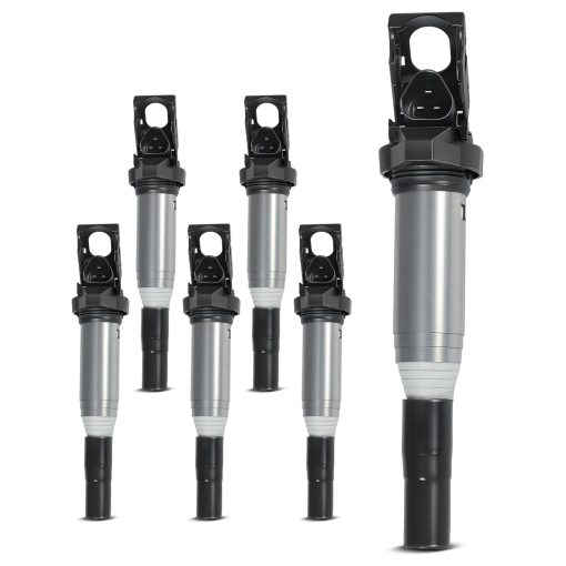 Conjunto de 6 Bobinas de Encendido de Motor A-Premium Compatible con BMW 325i 325Ci 328i 330Ci 335i 435i 525i 528i 530i 535i 640i 740i E60 E61 E70 E71 E82 E88 E90 E91 E93 F30 E85 E89 12137571643