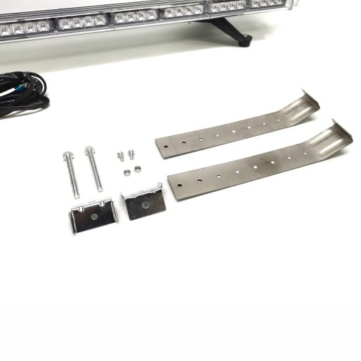 CFLMYYXGS 12V - 24V 63" 120 LED Barra de luz LED ambar Barra de luz de advertencia de emergencia Luz de rescate Beacon Barra de luz intermitente del remolcador Luz estroboscopica - Imagen 9
