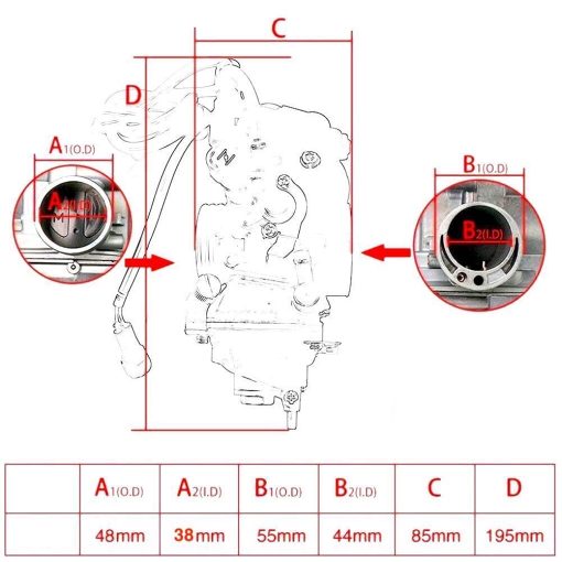 Carburador para Yamaha WR250 WR250F YZ250F (2001-2013), Honda CRF250R (2004-2005) - Imagen 9