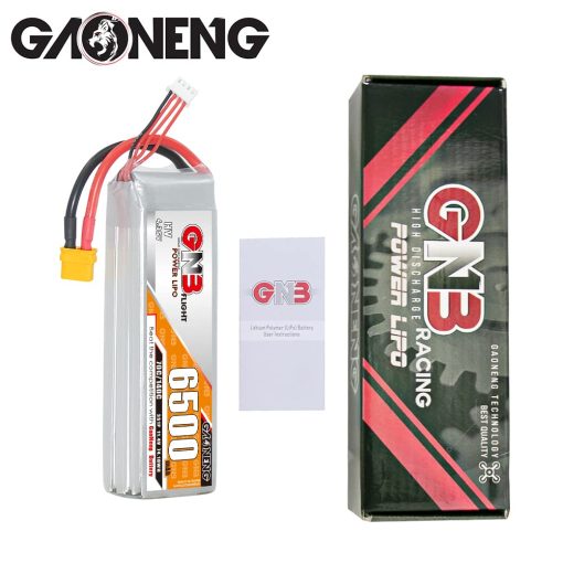 Bateria de LiPo GAONENG GNB 3S 6500mAh 11.4V 70C 140C con conector XT60 para Modelos de Hobby RC Escala 1/10 1/8 1/7 RC Coche Drone Bote - Imagen 6