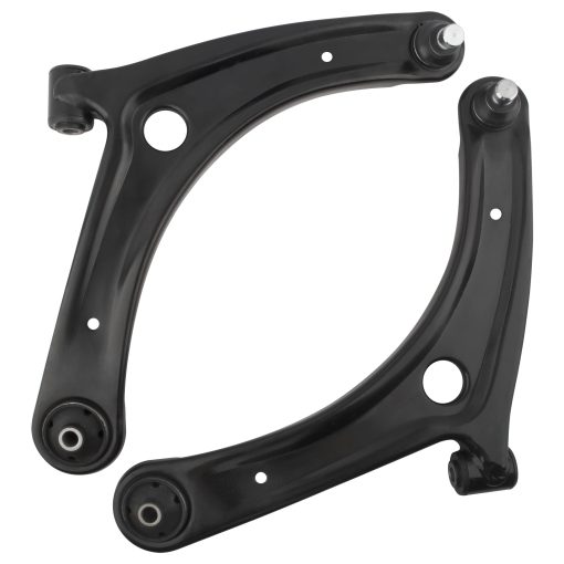 BOXI 4pcs Brazos de Control Inferiores delanteros con Juntas de Rotula Extremos de Barra de Acoplamiento para Dodge Caliber 2007-2012 / para Jeep Compass 2007-2017 (2017: Modelos Fabricados en EE. UU.) / Patriot 2007-2017 | K620066 K620065 ES800408 - Imagen 2