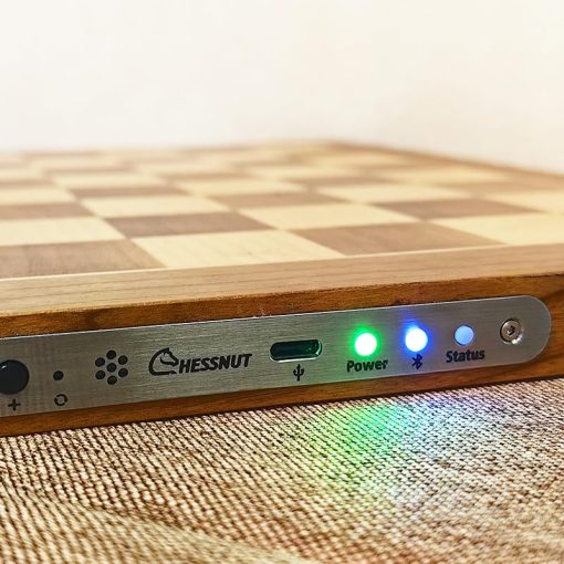 Tablero de Ajedrez Electronico Chessnut Air +, Tablero de Ajedrez de Madera Completo con Piezas Adicionales, LEDs, Juego de Ajedrez Electronico Adaptativo AI con Tablero de Computadora - Imagen 2