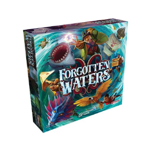 Juego de mesa Forgotten Waters - Embarcate en una divertida aventura pirata en un mundo lleno de travesuras en altamar! Juego de estrategia cooperativo, para edades de 14 anos en adelante, de 3 a 7 jugadores, duracion de 2-4 horas, fabricado por Plaid Hat Games