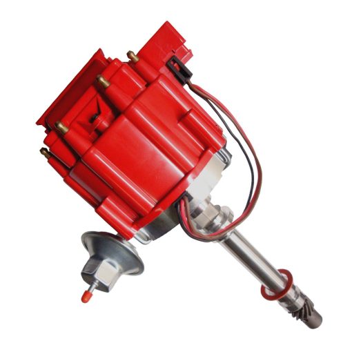 Distribuidor de Encendido MAS con Tapa y Rotor GM08 Compatible con Chevy GM SBC 262 267 305 307 327 350 400 small blocks 402 454 big blocks BBC V8 65k Coil HEI DD-SBC-HEI-V8 850001R 7500RPM - Imagen 2