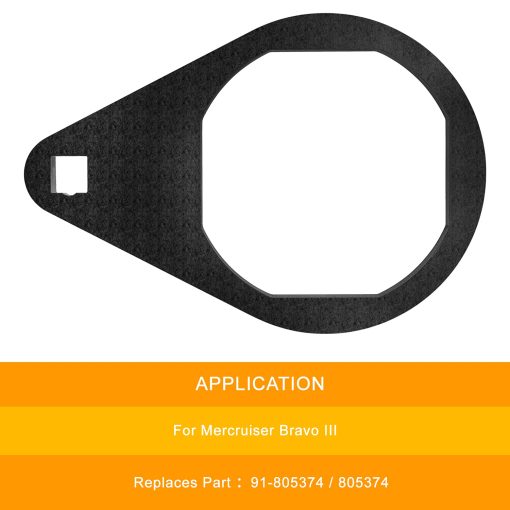 Conjunto de Herramientas para Portador 91-8053741 y Llave de Tuerca de Helice 91-805457T 1 y Herramienta para Portador de Rodamiento de Blackhawk Drive 91-805374 para Mercruiser Bravo III (3 Piezas) - Imagen 3
