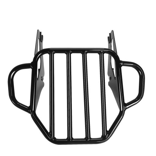 Portaequipajes Extraible de Dos Plazas en Negro Brillante Fjpacemt para Motocicleta Harley Davidson Touring Models 2009-2024 Street Glide Road Glide Electra Glide Road King - Imagen 7