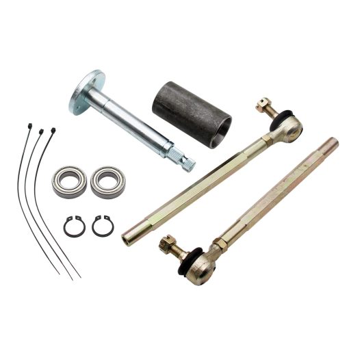 Kit de Volante de Direccion de 320mm y Engranaje de Cremallera & Piñon de 300mm de Acero Completo Para Go Kart Gokart de 110cc - Imagen 6