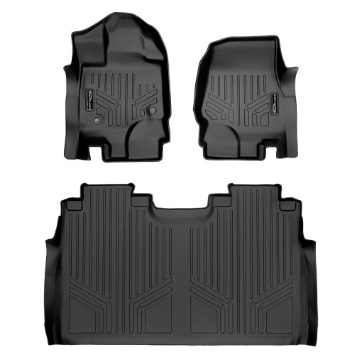 MAX LINER A0167-P/B0167 para Ford F-150 SuperCrew Cab 2015-2022 con Asientos de Cubo de 1ra Fila, Negro