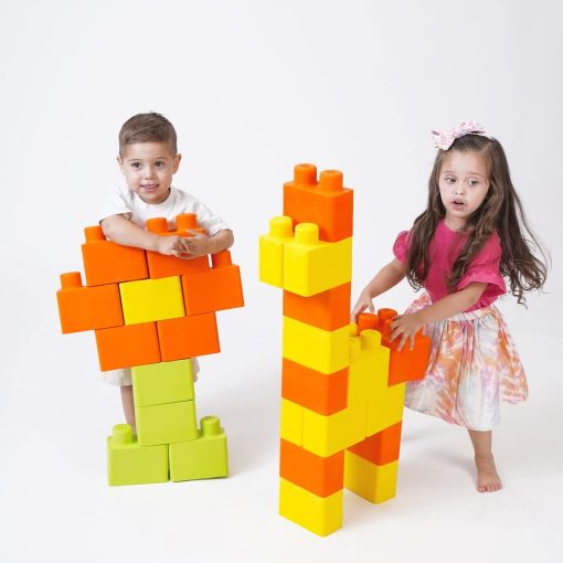 Bloques de Construccion de Goma Espuma MAX 24 Piezas IBRICK Creativos, Educativos, Seguros y Divertidos para Ninos - Imagen 3