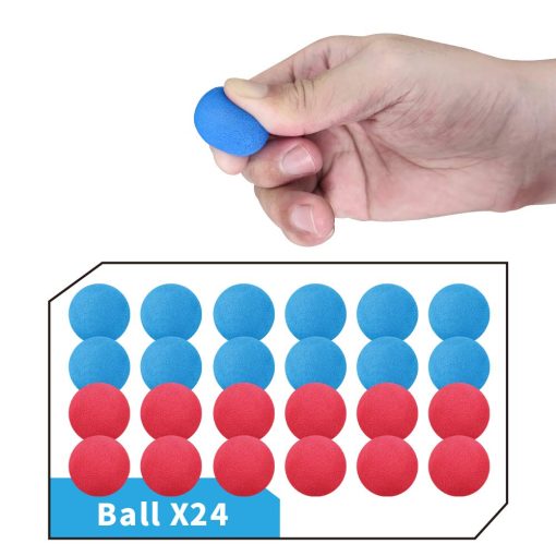 Juego de Tiro YEEBAY para Ninos de 6, 7, 8, 9, 10+ Anos - 2 Pistolas de Aire y Blanco de Tiro y 24 Bolas de Espuma - Regalo Ideal - Compatible con Pistolas de Juguete - Imagen 4