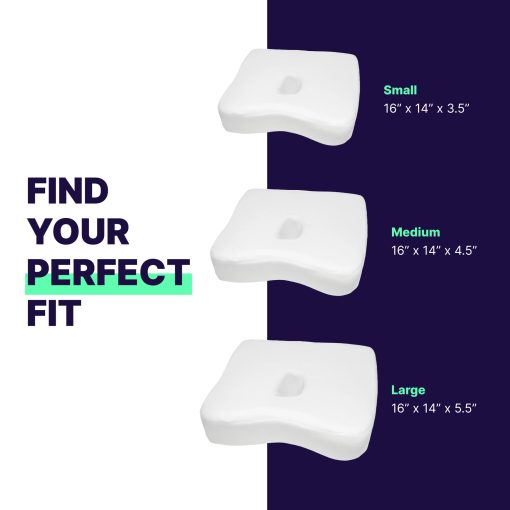 Almohada para perforacion de orejas para dormir de lado - Almohada de dormir de lado con agujero para la oreja para apoyo del cuello y alivio del dolor (Almohada de espuma viscoelastica mediana con funda de sherpa) - Imagen 5