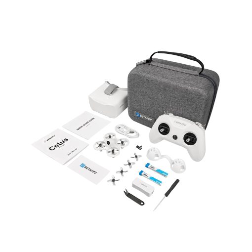 Kit de Drone FPV BETAFPV Cetus RTF para Drone de Carreras con Motor Cepillado de Jugador a Piloto con Control Remoto LiteRadio 2 SE y Gafas FPV Listo para Volar Kit de Drone FPV para Principiantes