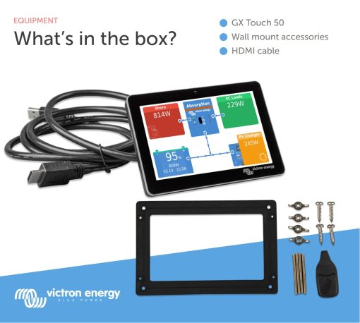 Pantalla de visualizacion Victron Energy GX Touch 50 para Cerbo GX (Impermeable) - Imagen 4