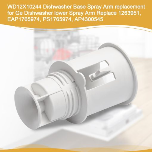 WD12X10244 Brazo de Rociado de la Base del Lavavajillas, Pieza de Repuesto del Brazo de Rociado Compatible con GE Lavavajillas 1263951, EAP1765974, PS1765974, AP4300545, Accesorios de Mantenimiento del Lavavajillas de Cocina - Imagen 6