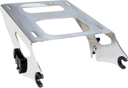YHMOTO Portaequipajes desmontable de dos piezas para Harley Touring Street Glide/Electra Glide/Road Glide/Road King 2014-2021 (Cromo)