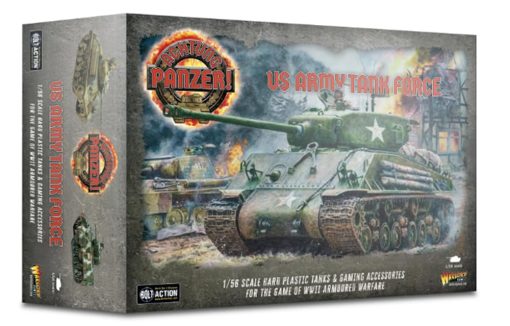 Warlord Games Achtung Panzer! US Army Tank Force 1:56 Kit de modelo de plastico para wargaming de mesa militar