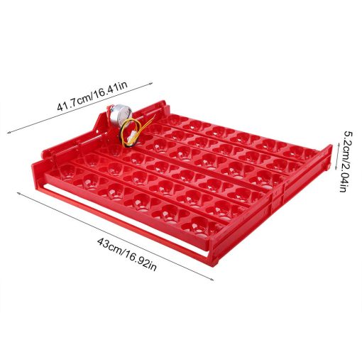nwejron Egg Turner, Bandeja para incubar huevos, Accesorios para incubadora de huevos de laboratorio, Ganso para pollo, pato, pavo real (Motor 110V) - Imagen 3