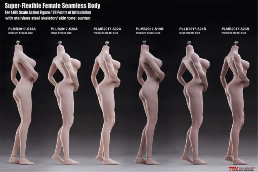 HiPlay TBLeague 1/6 Escala 12 pulgadas Cuerpo de Figura Femenina Sin Costuras Super Flexible, Tipo de Cuerpo Musculoso, Busto Grande, Figuras de Accion Coleccionables en Miniatura (Piel Bronceada, S21B (Musculoso & Busto Grande)) - Imagen 5