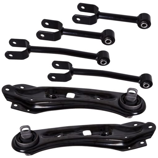 AUQDD 6Pc Suspension Brazo de Control/Trailing Arm Compatible con 11-14 Chry-sler 200/11-14 Do-dge Avenger,11-18 Journey (Reemplaza # K643056 K642901 K643089 K643090 5085415AD 5085416AD)