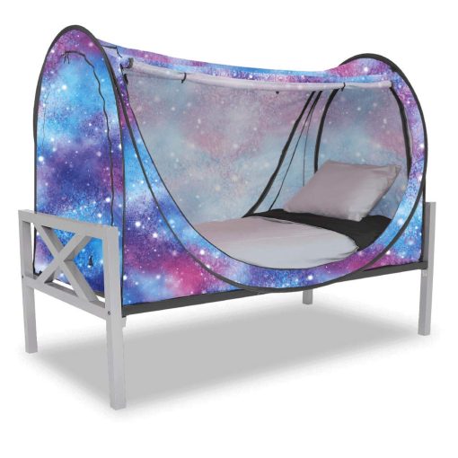 Privacy Pop Eclipse Cama Carpa - Queen/Galaxia Unicornio - Imagen 4