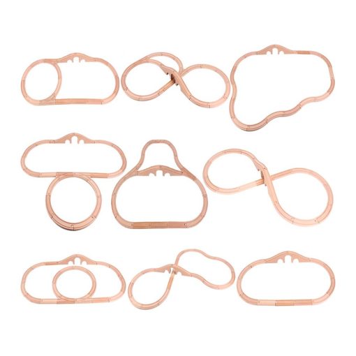 Ytzada 50PCS Juego de Vias de Tren de Madera para Ninos de 3 4 5 Anos, Regalo de Navidad y Cumpleanos, Conectores Rectos Compatibles con Todas las Principales Marcas de Vias de Tren - Imagen 4