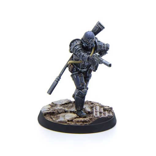 Modiphius Entertainment Ltd Fallout Wasteland Warfare: Hermandad del Acero - Patrulla de Combate - 6 Miniaturas, sin pintar, de 32mm, RPG - Imagen 7