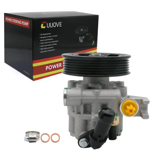 Bomba de direccion asistida Cuuove con polea para Subaru Egacy 2.5L 2010-2012, Subaru Outback 2.5L 2010-2012, Conjunto de bomba de asistencia 96-4056, 21-4056