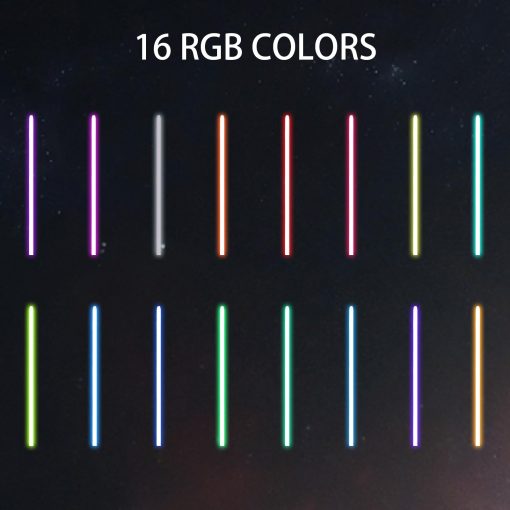 Sable de Luz CHINEYDY Metal Hill FX Dueling con Control de Movimiento Sonido Pesado y 16 Fuentes de Sonido 16 Colores Infinitos Cambiantes - Mango Plateado - Imagen 5