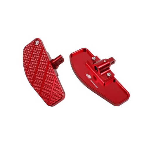 POWERJAMES Mini Pedal de pie largo de 7.9 pulgadas en rojo para Harley Davidson 2017-Antes de Steet Bob Low Rider, Springer Softail, modelos FX Dyna, Softail (Pequeno rojo) - Imagen 3