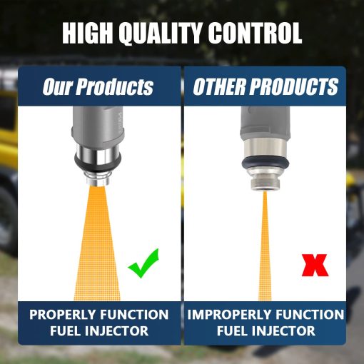 Conjunto Maestro de Alto Rendimiento de 4 Inyectores de Combustible Compatibles con Chevy HHR 2009-2011 Malibu 2010-2012 Pontiac G6 2010 L4 2.2L 2.4L Reemplazo para 12613163 FJ1064 M1409 4G2251 832-11216 8002100N - Imagen 5