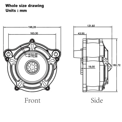 Filtro limpiador de aire para Harley Sportster Softail Touring Street Road King Glide Dyna para filtro de admision de aire Harley Davidson (Contraste Gris - Filtro, D-Para M8 Touring/Softail 2018-UP) - Imagen 6