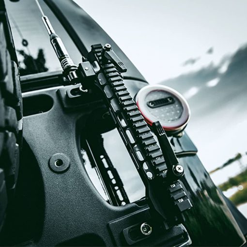 Soporte de bandera y antena FURYENGRAVER para Jeep Wrangler JK JKU JL JLU - Imagen 9