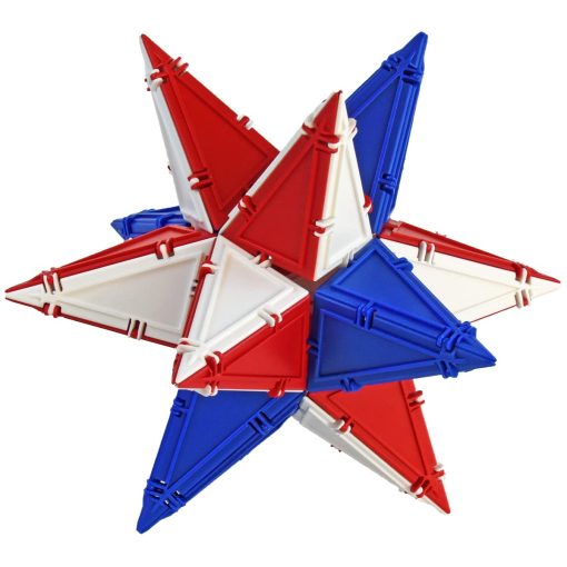 Set Geometiles Jumbo Rojo, Blanco y Azul, Juguete STEM y Matematicas Incluye Actividades en Linea, Hecho en EE. UU. - Imagen 8
