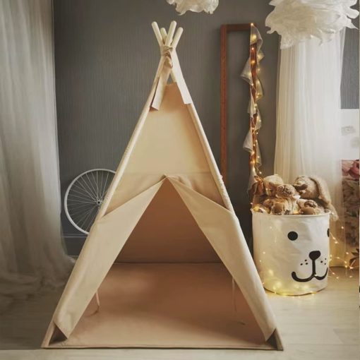Tienda de Campana RongFa para Ninos- Tienda de Juego Portatil para Interiores y Exteriores (Khaki) - Imagen 3