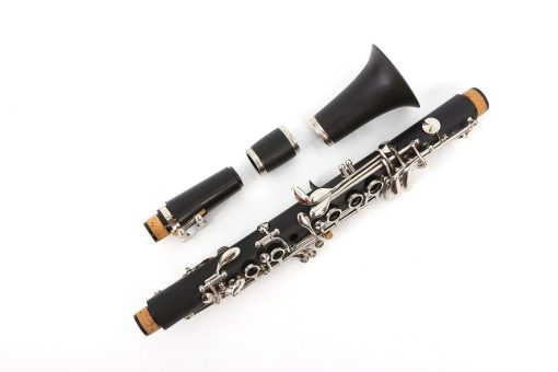 Clarinete Profesional WUQIMUSC Ebonita con Llaves Niqueladas y accesorios de Canas Sonido Agradable Estuche Duradero (ekey-clarinete) - Imagen 2