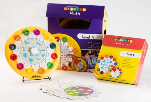 Kit de Centro de Aprendizaje Autocorrectivo de Matematicas de 4to Grado Learning Wrap-Ups Learning Palette 1 Base