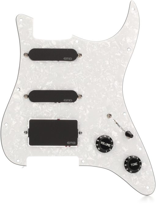 Set de Pickguard de Guitarra Prewired con Pastillas Activas EMG KH20 Serie Pro de Kirk Hammett