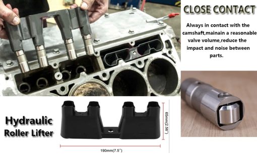 WZruibo LS7 Levantadores 16 Pzs Rodillo Hidraulico Ls Levantadores y Bandejas, 5.3 Levantadores para Chevy GM Silverado Cadillac Pontiac GMC Buick, LS1 LS2 LS3 LS6 LQ4 LQ9 LY5 LY6 LM7 4.8 5.3 5.7 6.0 - Imagen 4
