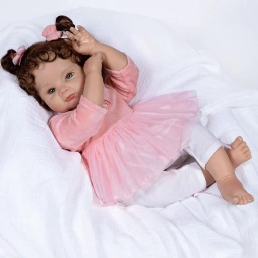 Paradise Galleries? Realistic Reborn Baby Doll, Jan Wright - Coleccion de Munecos Creados por Escultor y Artista, Muneca de 21" con 7 Accesorios, Regalo de Cumpleanos Especial, Edades 3+ - Charlotte - Imagen 3