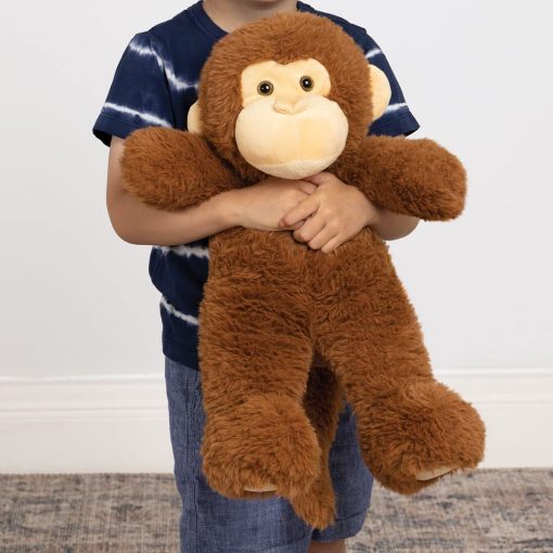 Vermont Teddy Bear Mono de Peluche - Mono de Peluche tan Suave, Juguete de Peluche, Cafe, 18 Pulgadas - Imagen 3