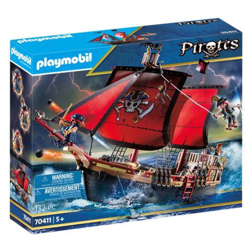 Barco Pirata Flotante Playmobil 70411 con Canon