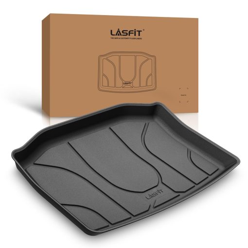 Tapetes de Almacenamiento para Maletero LASFIT para Tesla Model Y 2024-2020, Revestimiento para Maletero Trasero de Todo Clima de Ajuste Personalizado de TPE (Solo para 5 Asientos) - Imagen 7