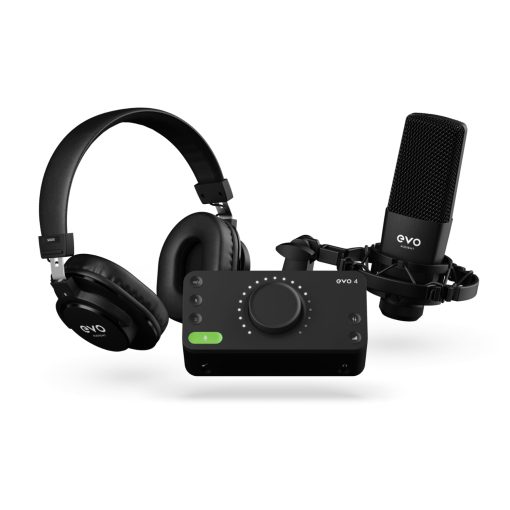Paquete de inicio de grabacion Audient EVO4SRB - Sistema de grabacion USB/iOS 2x2