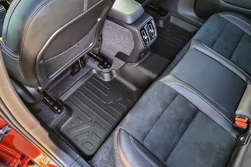 Juego de Alfombrillas para Pisos SMARTLINER Personalizado para Todos los Tiempos en Negro Compatible con Volvo C40 Recharge 2022-2023 - Imagen 4