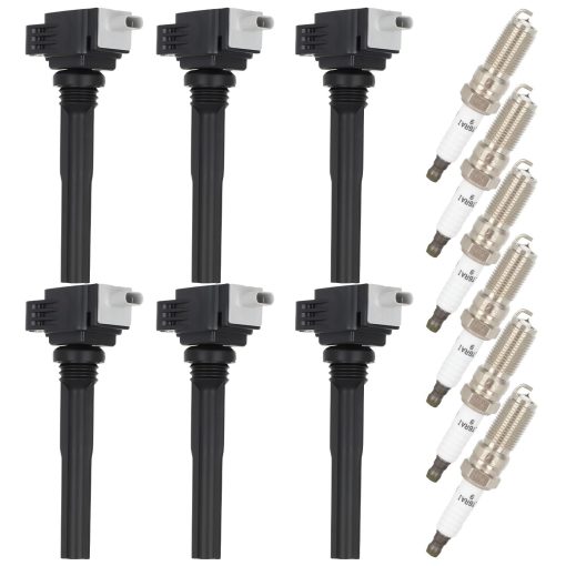 ECCPP UF826 6 bobinas de encendido con 6 bujias de iridio para Ford Expedition 2018-2020 para F-150 2011-2017 GT 2017-2020 Navigator 2018-2020 V6 3.5L HL3Z-12029-A E1326 UF826 - Imagen 9