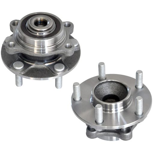 MAYASAF 513268x2 Cojinete de Cubo de Rueda Delantero de 5 Pernos con ABS Compatible con Nissan 350Z 2003-2009, Infiniti G35 RWD 2003-2007 (Paquete de 2)