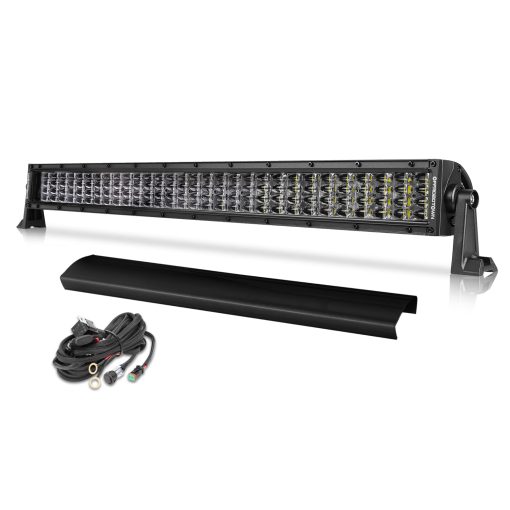 Barra de Luz LED, OFFROADTOWN 30 pulgadas 480w Barra de Luz LED Spot Flood Combo Beam Luces Todo Terreno Cuatro Filas Luz de Conduccion LED para Camion Pickup UTV SUV Jeep Bronco Can-Am