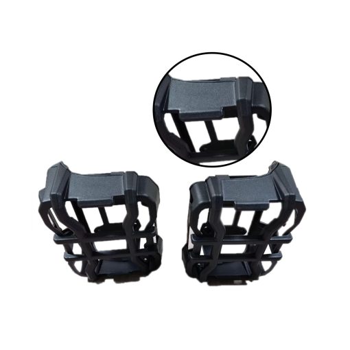 WANGDUOYU Guardias de luz trasera para Jeep Wrangler JL 2018-2021?Accesorios de aluminio Wrangler?Kit de estilo Elite Guard?Negro texturizado (Guardias de luz trasera trasera) - Imagen 3