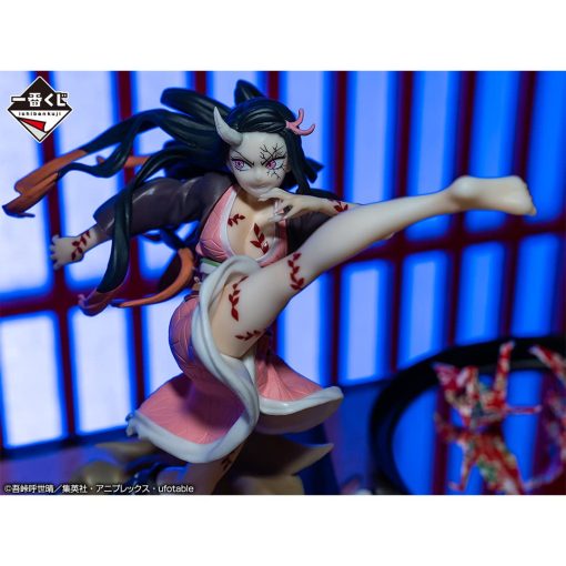 Figura Ichibansho - Demon Slayer: Kimetsu no Yaiba - Nezuko Kamado Forma Demoniaca Version Avanzada (La Ciudad Donde Habitan los Demonios), Estatua Coleccionable Bandai Spirits - Imagen 3