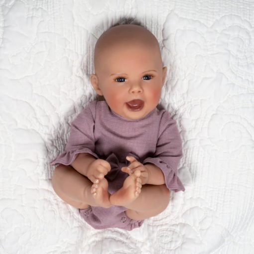 Muneca bebe realista Paradise Galleries de 19", Lauren Faith James Coleccion de munecas en vinilo GentleTouch - Nora - Imagen 5